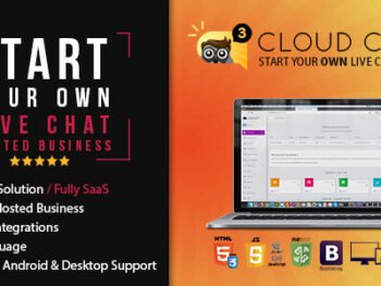 Cloud Chat 3 - SaaS - Live Support Chat Business