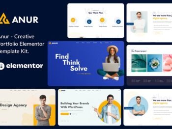 Anur – Portfolio Elementor Template Kits