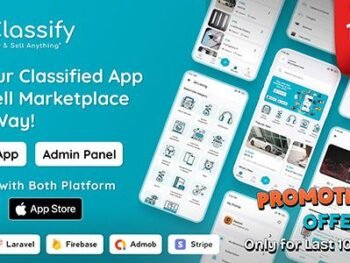 eClassify – Classified Buy and Sell Marketplace Flutter App with Laravel Admin Panel