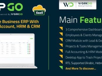 ERPGo SaaS – All In One Business ERP With Project, Account, HRM, CRM & POS