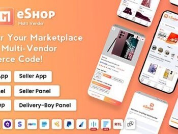 eShop – Multi Vendor eCommerce App & eCommerce Vendor Marketplace Flutter App