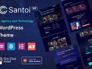 Santoi - AI Agency and Technology WordPress Theme