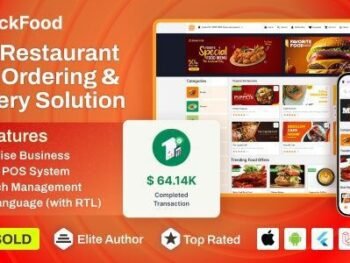 StackFood Multi Restaurant – Food Delivery App with Laravel Admin and Restaurant Panel StackFood App Multi Restaurant StackFood Restaurant App